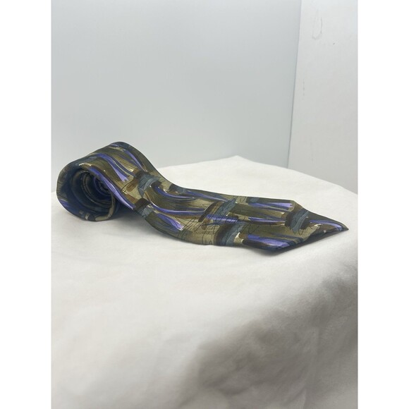 J. Garcia Oak Tree Collection Thirty-Two Mens Art Abstrat 100%‎ Silk Tie - Picture 7 of 7